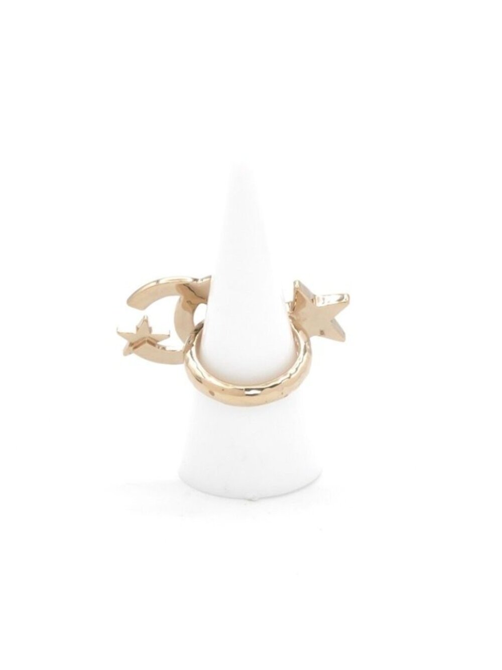 Chanel Ring Gold CC Logo Star - Picture 9 of 10